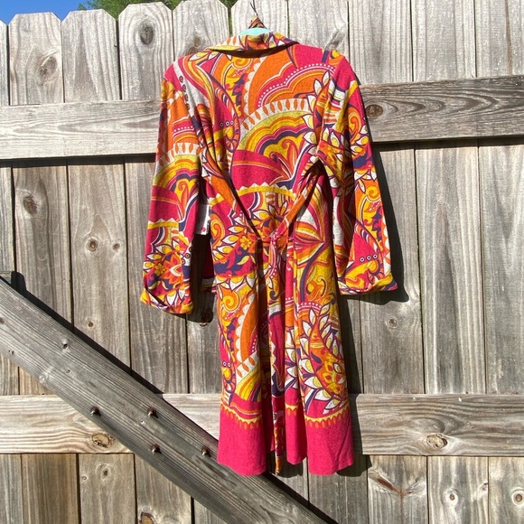Tacera Sweater Dress Vibrant Multicolor Dress NWT Sz L - Picture 7 of 11